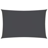 Платно-сенник, Оксфорд текстил, правоъгълно, 3x6 м, антрацит