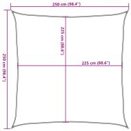 Платно-сенник, 160 г/м², бяло, 2,5x2,5 м, HDPE