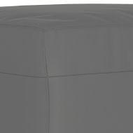 Комплект дивани 3 части с възглавници тъмносив плат микрофибър