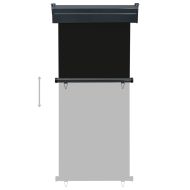 Вертикална тента за балкон, 85x250 см, черна