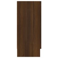 Сайдборд, кафяв дъб, 120x30,5x70 см, инженерно дърво