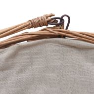 286988 Firewood Basket with Handle 60x44x55 cm Natural Willow