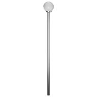 Стълб за градинска лампа с 2 сфери 220 см