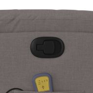 Масажен наклоняем стол, таупе, текстил