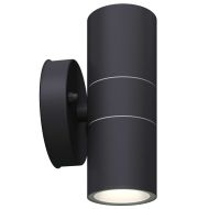 Външни LED лампи, 2бр, неръждаема стомана, насочени горе/долу