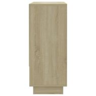 Страничен шкаф, дъб сонома, 97x31x75 см, инженерно дърво