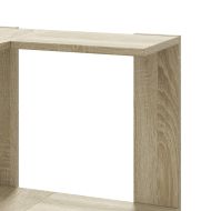 Ъглова етажерка 5 рафта сонома дъб 50x50x179 см инженерно дърво