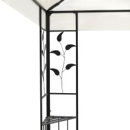 Шатра с двоен покрив, бяла, 6x3 м, стомана