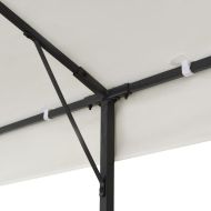 Шатра с двоен покрив, бяла, 6x3 м, стомана