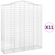 Габионни кошници арка 11 бр 200x50x220/240см поцинковано желязо