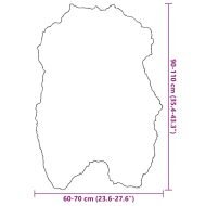 Покривало за стол от исландска овча кожа кремаво 70x110 см