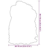 Покривало за стол от исландска овча кожа кафяво 70x110 см