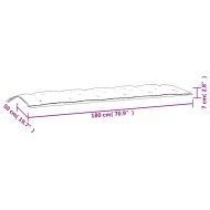 Възглавници за градински пейки 2 бр цветни Оксфорд плат