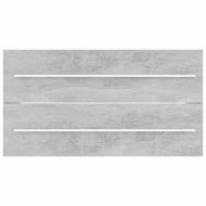 Комплект мебели за баня от 2 части, бетонно сив, ПДЧ