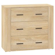 Сайдборди, 3 бр, сонома дъб,инженерно дърво