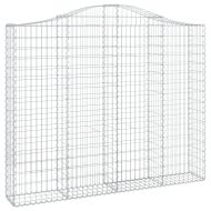 Габионни кошници арка 4 бр 200x30x160/180 см поцинковано желязо
