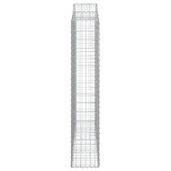 Габионни кошници арка 4 бр 200x30x160/180 см поцинковано желязо
