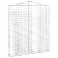 Габионни кошници арка 3 бр 200x30x220/240 см поцинковано желязо