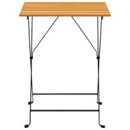 Бистро маса, 55x54x71 см, акациево дърво масив