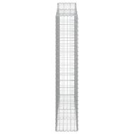 Габионни кошници арка 2 бр 200x30x160/180 см поцинковано желязо