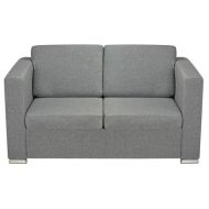 Комплект дивани, мека мебел, от три части, светло сиво