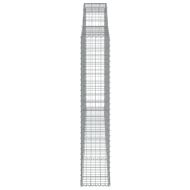 Габионни кошници арка 3 бр 300x30x160/180 см поцинковано желязо