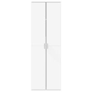 Висок шкаф, бял, 60x35x180 см, инженерно дърво