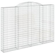 Дъговидна габионна кошница 300x30x200/220 см поцинковано желязо