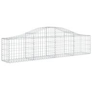 Габионни кошници арка 8 бр 200x30x40/60 см поцинковано желязо