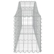 Габионни кошници арка 8 бр 200x30x40/60 см поцинковано желязо