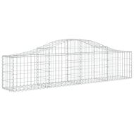 Габионни кошници арка 5 бр 200x30x40/60 см поцинковано желязо