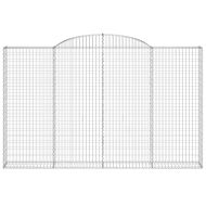 Габионни кошници арка 2 бр 300x30x180/200 см поцинковано желязо