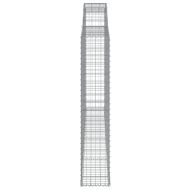 Габионни кошници арка 4 бр 300x30x160/180 см поцинковано желязо