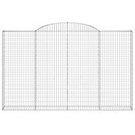 Габионни кошници арка 5 бр 300x30x180/200 см поцинковано желязо