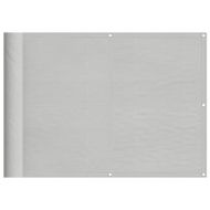 Балконски параван, светлосив, 75x300 см, 100% полиестер оксфорд