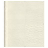 Балконски параван кремав 120x700 см 100% полиестер оксфорд