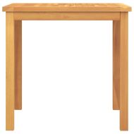 Градински трапезен комплект, 5 части, тиково дърво масив