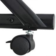 Стелаж за списания, 40x32x13 cм, черен, A4