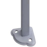 Професионална сгъваема парти шатра, 2x2 м, стомана, бяла