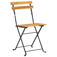 Градински трапезен комплект, сгъваем, 9 части, акация масив