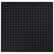 Rainshower душ пита, инокс, 50x50 cм, квадратна, черна