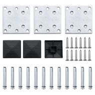 Комплект оградни панели, WPC, 353x146 см, сив