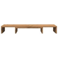 Стойка за монитор, дъб артизан, 80x24x10,5 см, инженерно дърво