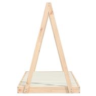 Рамка за детско легло 80x160 см масивна борова дървесина