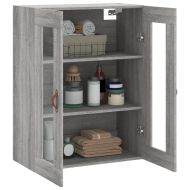 Стенен шкаф сив сонома 69,5x34x90 см