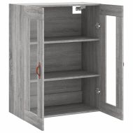 Стенен шкаф сив сонома 69,5x34x90 см