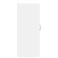 Шкаф за документи, бял, 60x32x77,5 см, инженерно дърво