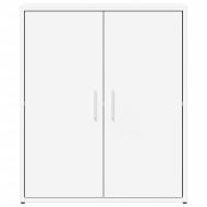 Сайдборд, бял, 60x31x70 см, инженерно дърво