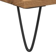 Шкаф за мивка за баня, дъб артизан, 65x33x60см, инженерно дърво