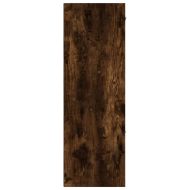 Шкаф за съхранение, опушен дъб, 60x29,5x90 см